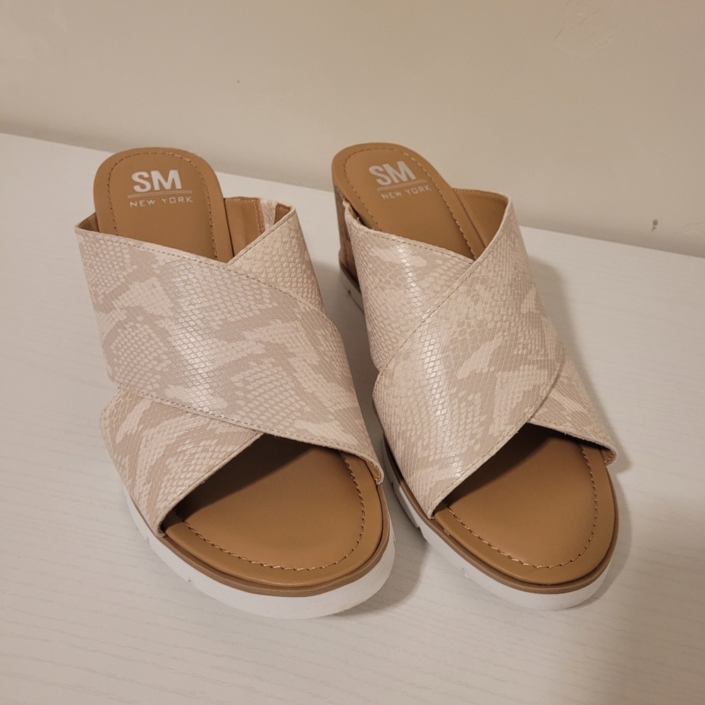 Sm New York Wedge Sandals size 10